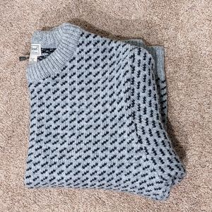 All bean wool sweater NWT